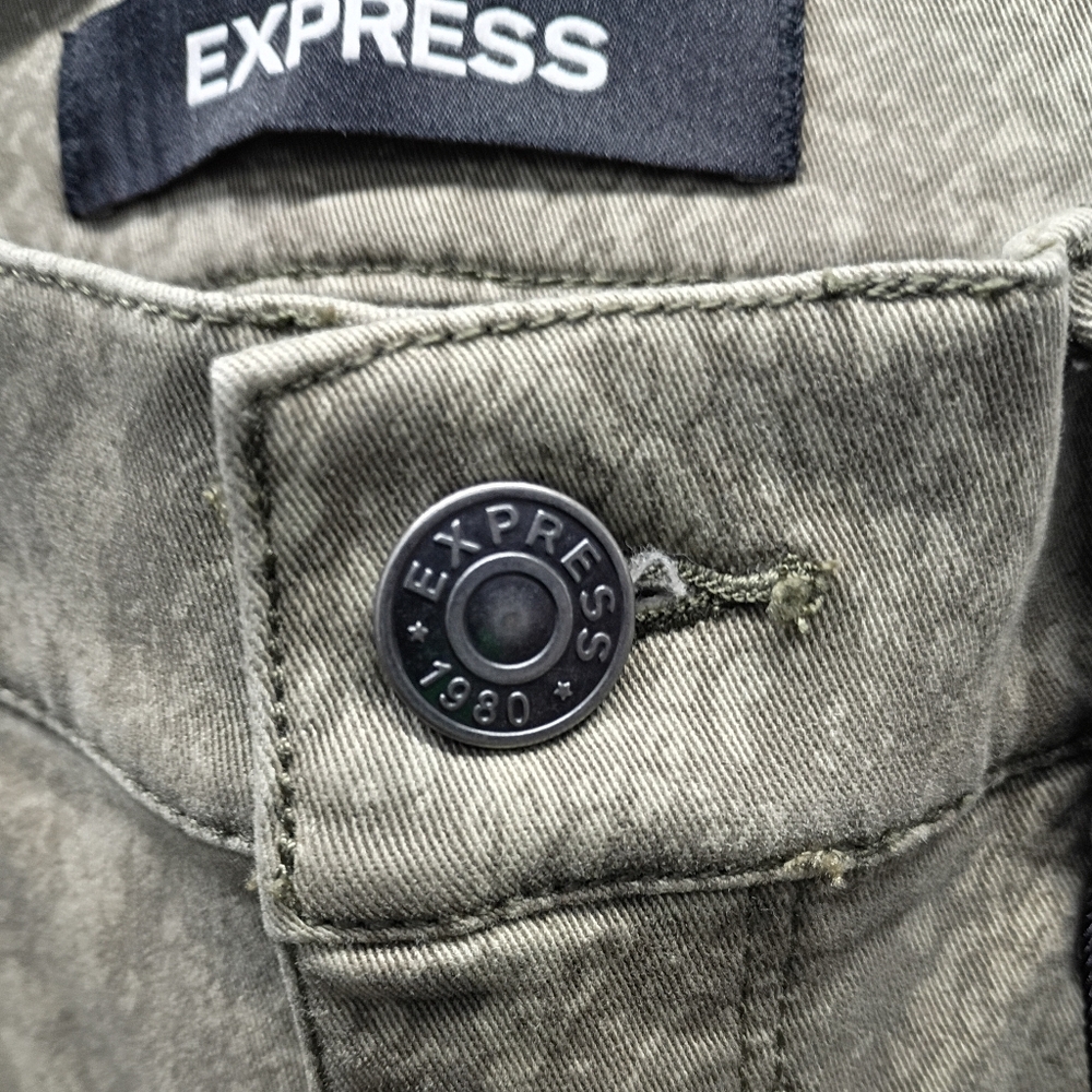 Express Gray Skinny Jeans - Picture 3 of 6